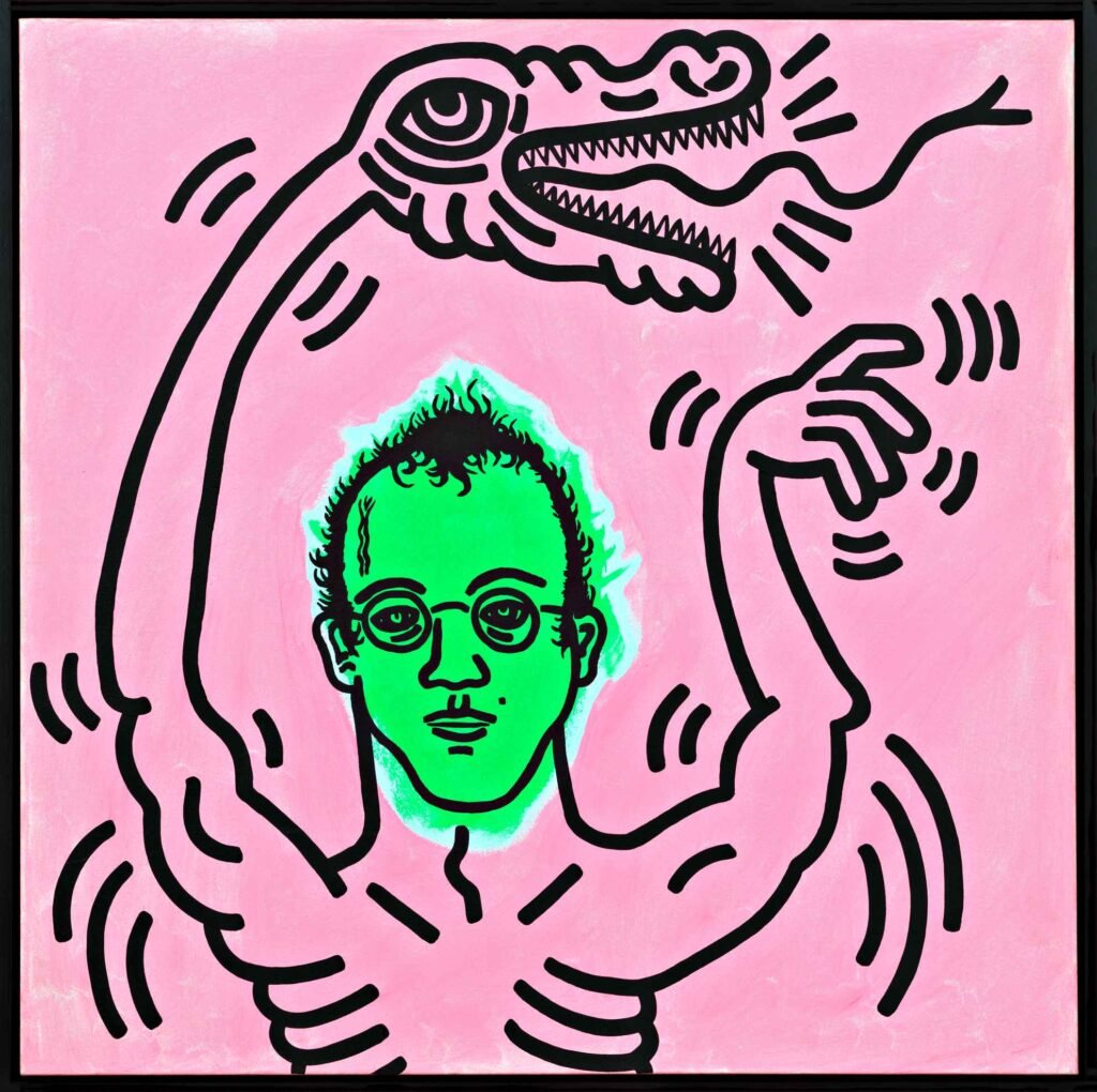 Keith Haring - Untitled (Self Portrait), 1985