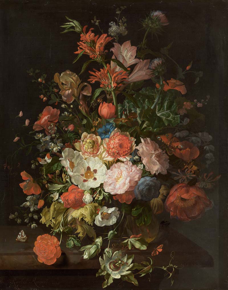 Rachel Ruysch (1664-1750), Blumenstrauß, 1715