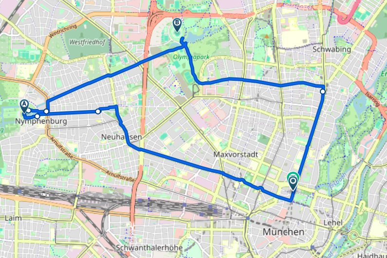 Fahrradtour München: Rundweg Nord-West